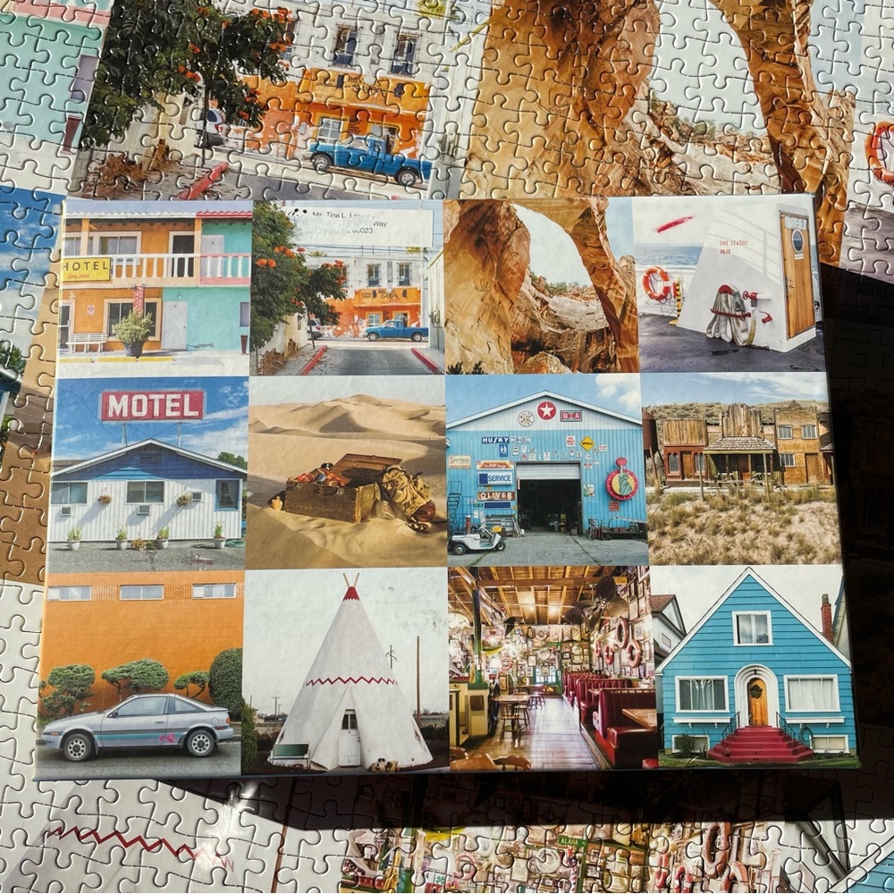 Find Momo 1000 piece Search & Find galison Puzzles 2/$12